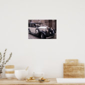 Poster Vue frontale de 1936 Rolls Royce 20/25 (Cuisine)