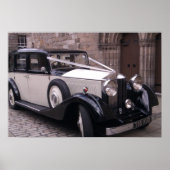 Poster Vue frontale de 1936 Rolls Royce 20/25 (Devant)
