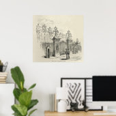 Poster Vue frontale du palais de Buckingham (Bureau à domicile)