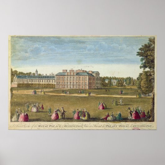 Poster Vue frontale du Palais Royal de Kensington (Devant)