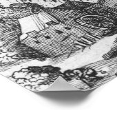 Poster Vue générale de la bataille de Muhlberg (Coin)
