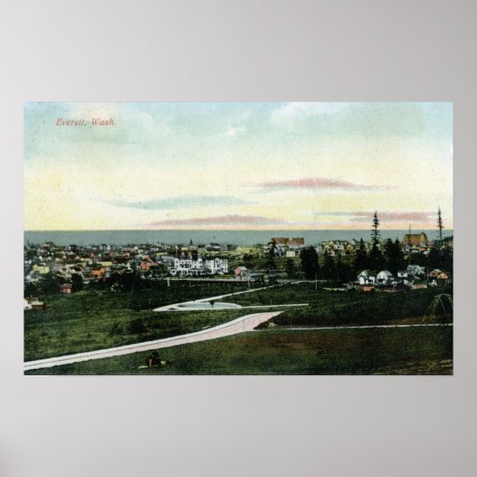 Poster Vue générale de la ville (Devant)