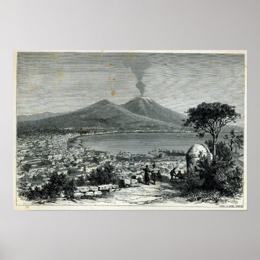 Poster Vue générale de Naples (Devant)
