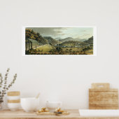 Poster Vue générale des frontières sud et est de (Cuisine)