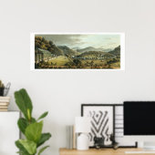 Poster Vue générale des frontières sud et est de (Bureau à domicile)