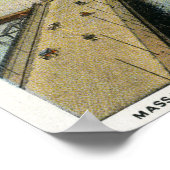 Poster Vue générale du MIT et du pont Harvard, (Coin)