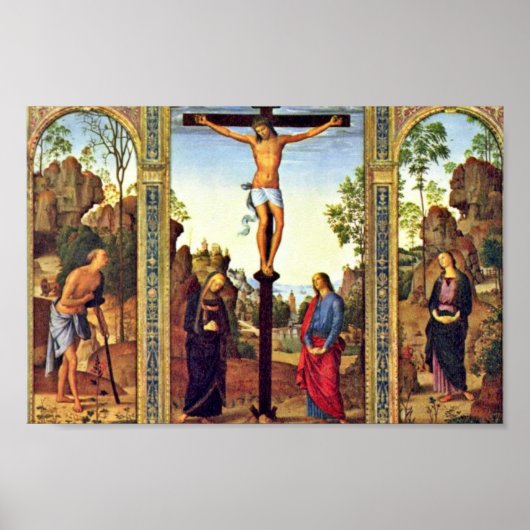 Poster Vue Générale Galitzine Triptych Crucifixations Ave (Devant)