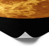 Poster Vue globale de la surface de Vénus (Coin)