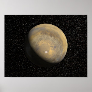 Poster Vue globale de Mars