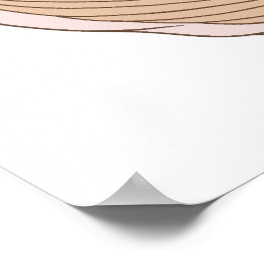 Poster Vue inférieure des nerfs crâniens dans le cerveau  (Coin)