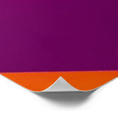 Poster Vue inférieure du bâtiment violet (Coin)