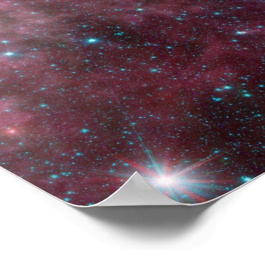 Poster Vue Infrarouge Montrant La Naissance Et La Mort De (Coin)