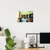 Poster Vue intérieure (Bureau à domicile)