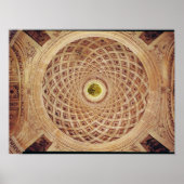 Poster Vue intérieure de la coupole dans la chapelle (Devant)