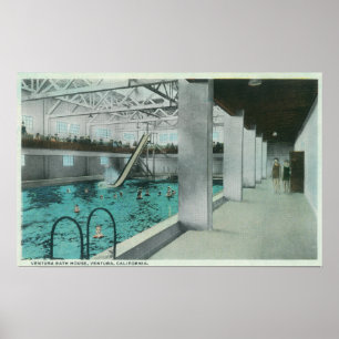 Poster Vue intérieure de la salle de bain Ventura