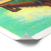 Poster Vue intérieure de la table de billard Newark (Coin)