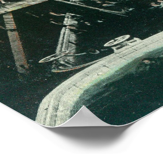 Poster Vue intérieure du pavillon de baignade (Coin)