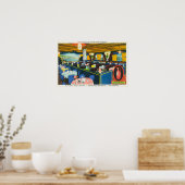 Poster Vue intérieure du restaurant Riviera (Cuisine)
