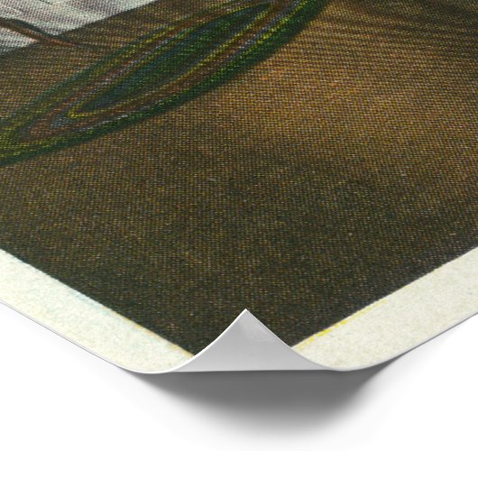 Poster Vue intérieure d'une ferme de la Nouvelle-Angleter (Coin)