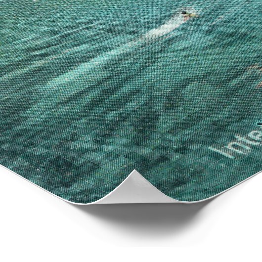 Poster Vue intérieure sur les bains de métro intérieurs (Coin)