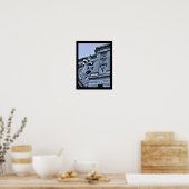 Poster Vue Lampe (Cuisine)