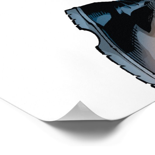 Poster Vue latérale de fuite de Batman (Coin)