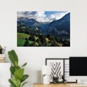 Poster Vue Lauterbrunnen (Bureau à domicile)
