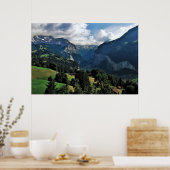 Poster Vue Lauterbrunnen (Cuisine)