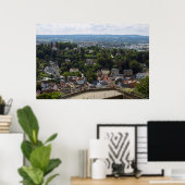 Poster Vue légèrement différente (Bureau à domicile)