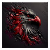 Poster Vue majestueuse de l'aigle (Devant)