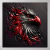 Poster Vue majestueuse de l'aigle (Devant)