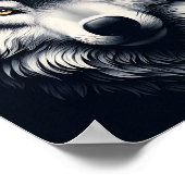 Poster Vue majestueuse du loup (Coin)