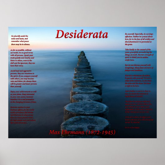 Poster Vue mer (Devant)