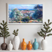 Poster Vue mer par August Renoir