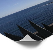 Poster Vue mer pittoresque (Coin)