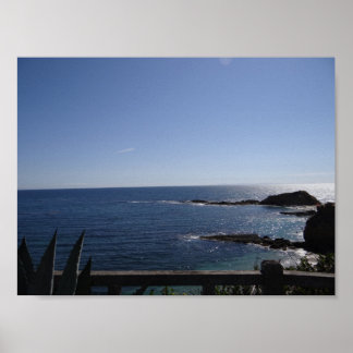 Poster Vue mer pittoresque