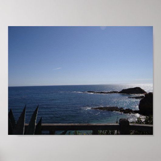 Poster Vue mer pittoresque (Devant)