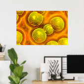 Poster Vue Microscopique De Chlamydia (Bureau à domicile)