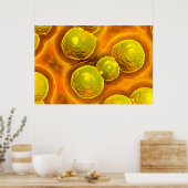 Poster Vue Microscopique De Chlamydia (Cuisine)