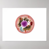 Poster Vue Microscopique De La Cellule Animale 1 (Devant)