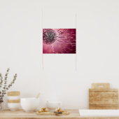 Poster Vue Microscopique De La Nage De Sperme Vers L'Oeuf (Cuisine)