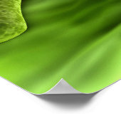 Poster Vue Microscopique Des Bactéries 1 (Coin)