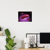Poster Vue Microscopique Des Bactéries 2 (Bureau à domicile)