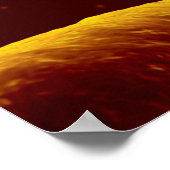 Poster Vue Microscopique Des Bactéries 3 (Coin)