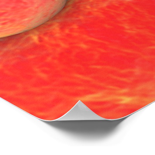 Poster Vue Microscopique Des Bactéries 4 (Coin)