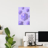 Poster Vue Microscopique Des Cellules Cancer Pancréatique (Bureau à domicile)