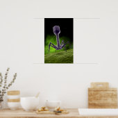 Poster Vue Microscopique Du Bactériophage (Cuisine)