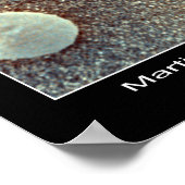 Poster Vue microscopique du sol martien (Coin)