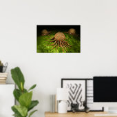 Poster Vue Microscopique Du Virus Du Cancer (Bureau à domicile)