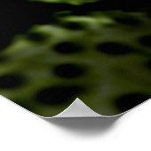 Poster Vue Microscopique Du Virus Du VIH 1 (Coin)